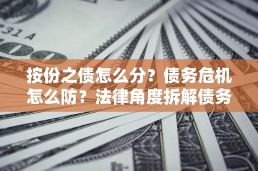 北京按份之债怎么分？债务危机怎么防？法律角度拆解债务分配与风险自保指南