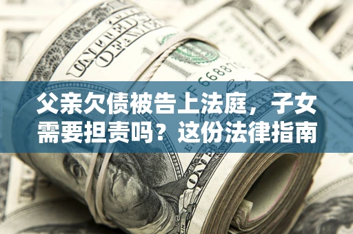 北京父亲欠债被告上法庭，子女需要担责吗？这份法律指南必须看完