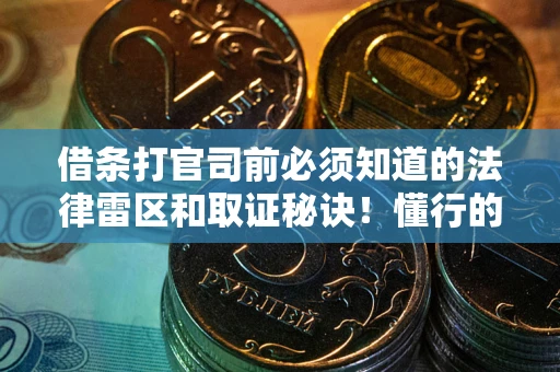 北京借条打官司前必须知道的法律雷区和取证秘诀！懂行的人已经留好这些证据