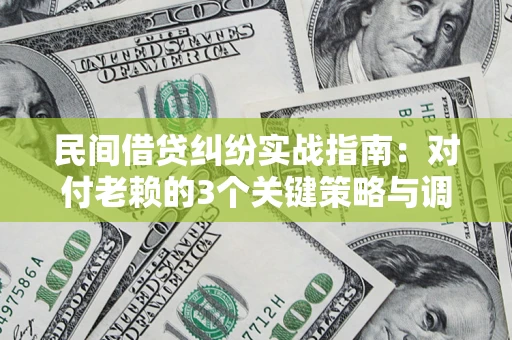 北京民间借贷纠纷实战指南：对付老赖的3个关键策略与调解盲区解析