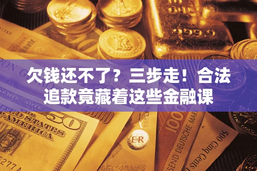 北京欠钱还不了？三步走！合法追款竟藏着这些金融课