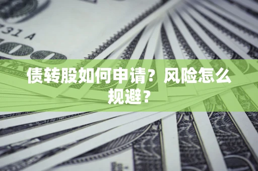 北京债转股如何申请？风险怎么规避？