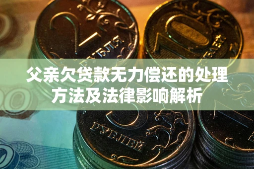 北京父亲欠贷款无力偿还的处理方法及法律影响解析