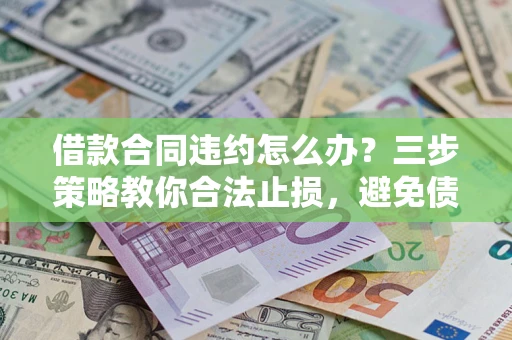 北京借款合同违约怎么办？三步策略教你合法止损，避免债务危机升级