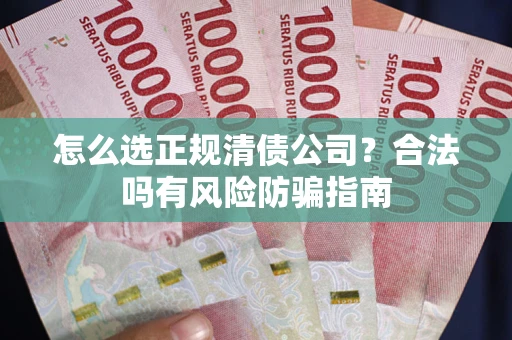 北京怎么选正规清债公司？合法吗有风险防骗指南